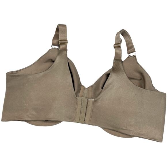 Vanity Fair Bra Beauty Back Full Figure Two Ply Underwire Cafe Nude Women's 42DD - Picture 2 of 10
